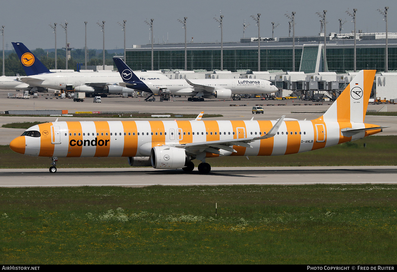 Aircraft Photo of D-ANLB | Airbus A321-271NX | Condor Flugdienst | AirHistory.net #817745