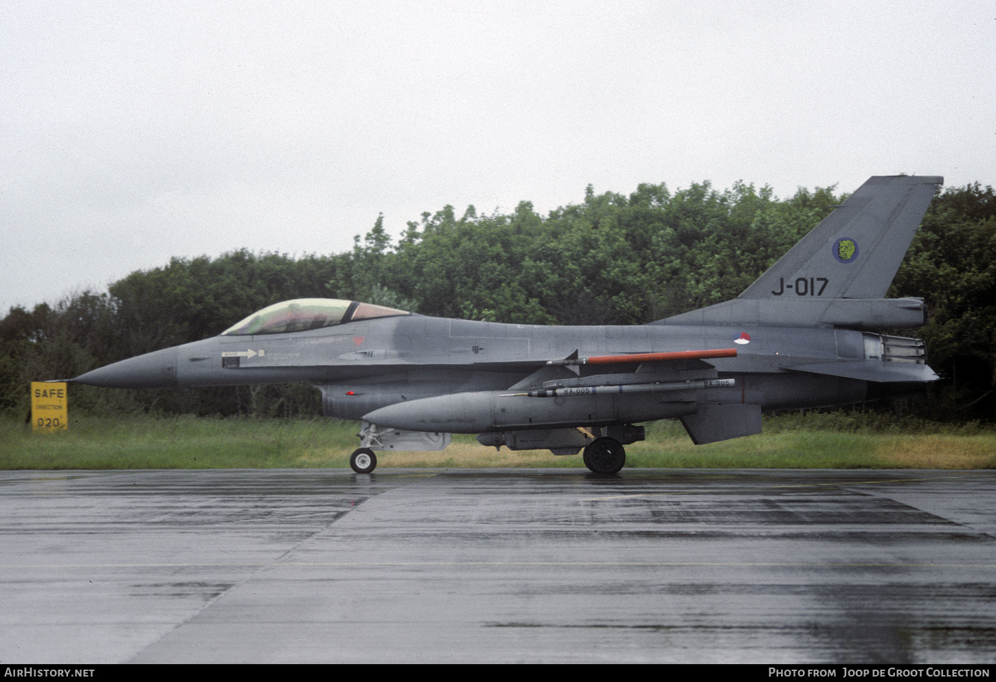 Aircraft Photo of J-017 | General Dynamics F-16A Fighting Falcon | Netherlands - Air Force | AirHistory.net #817780