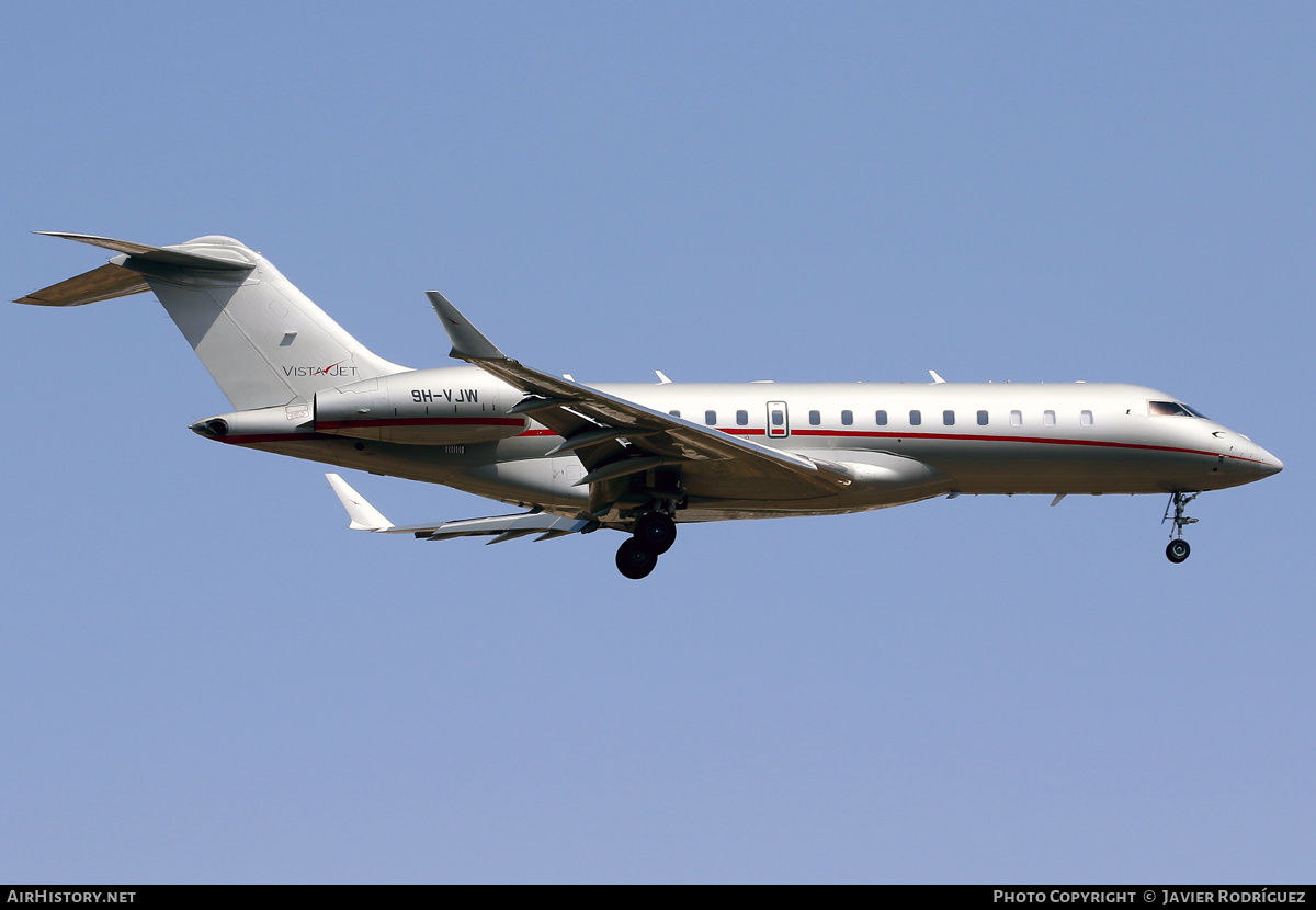 Aircraft Photo of 9H-VJW | Bombardier Global 6000 (BD-700-1A10) | VistaJet | AirHistory.net #817783