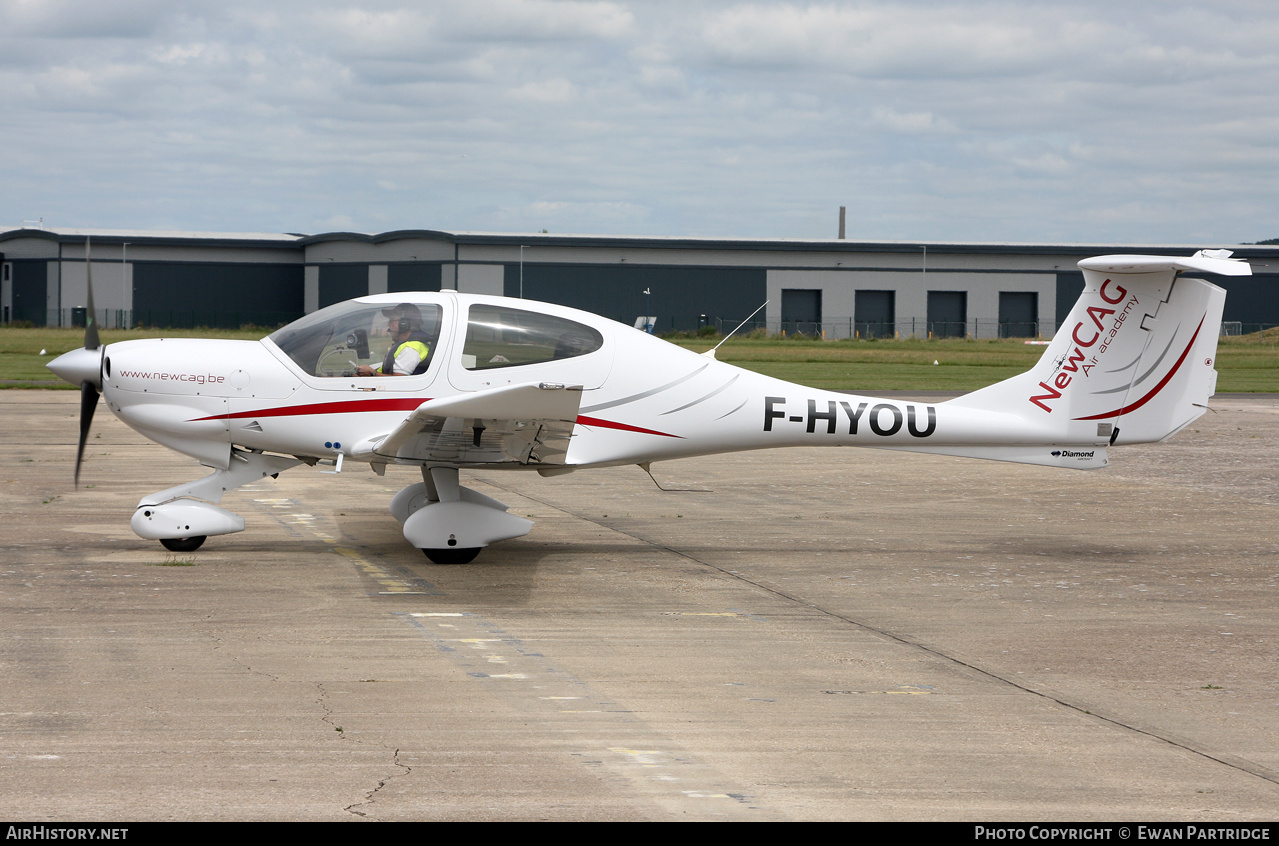 Aircraft Photo of F-HYOU | Diamond DA40 Diamond Star | New CAG Air Academy | AirHistory.net #817798