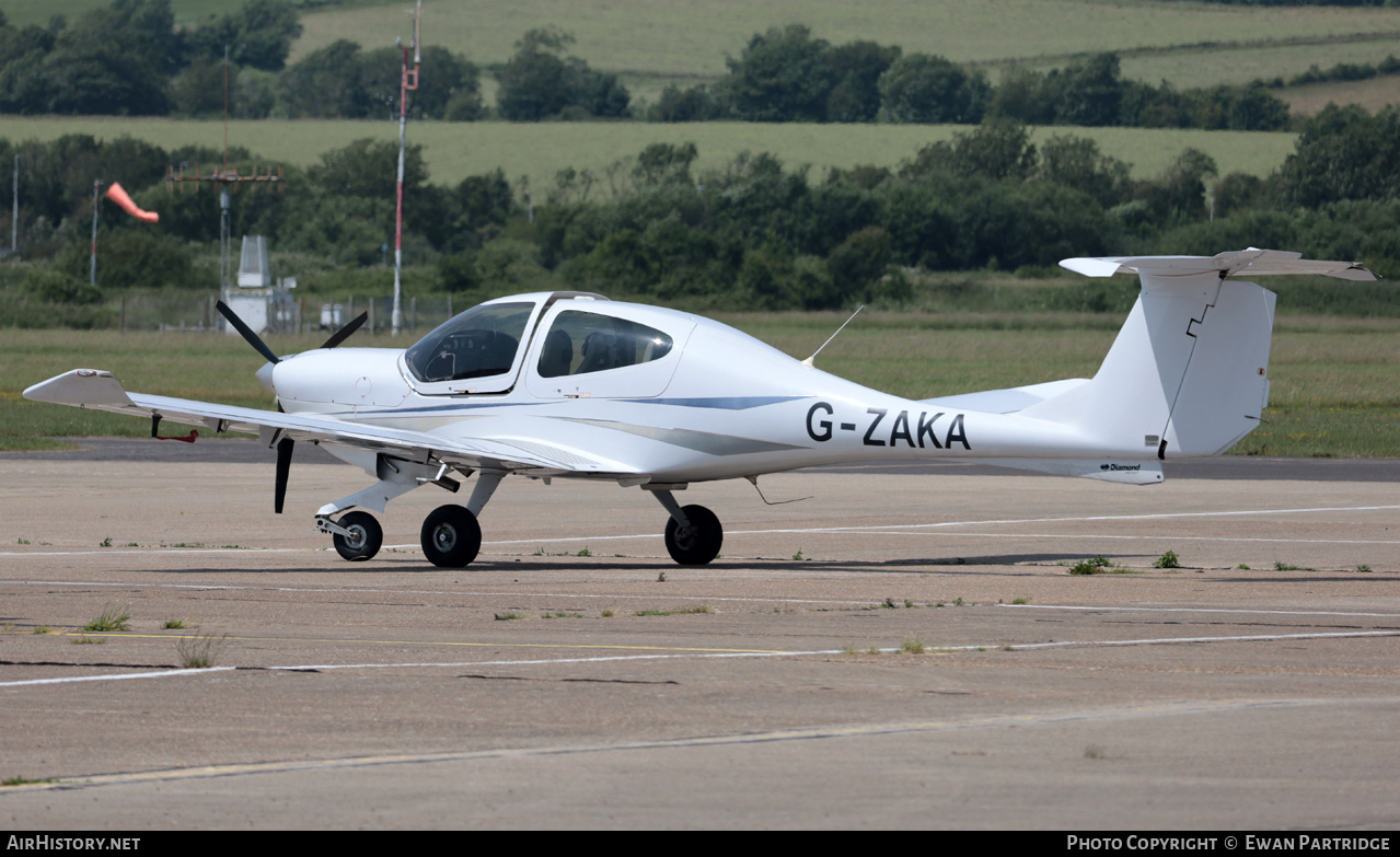 Aircraft Photo of G-ZAKA | Diamond DA40D Diamond Star TDI | AirHistory.net #817800