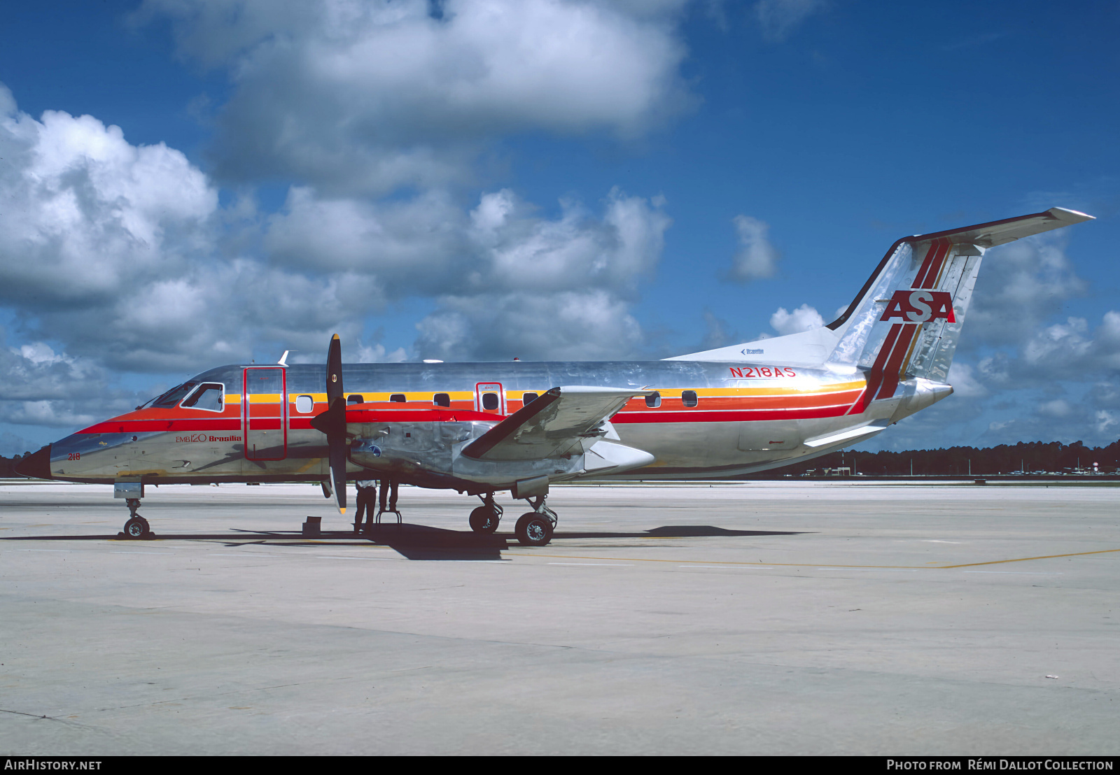 Aircraft Photo of N218AS | Embraer EMB-120RT Brasilia | ASA - Atlantic Southeast Airlines | AirHistory.net #817832