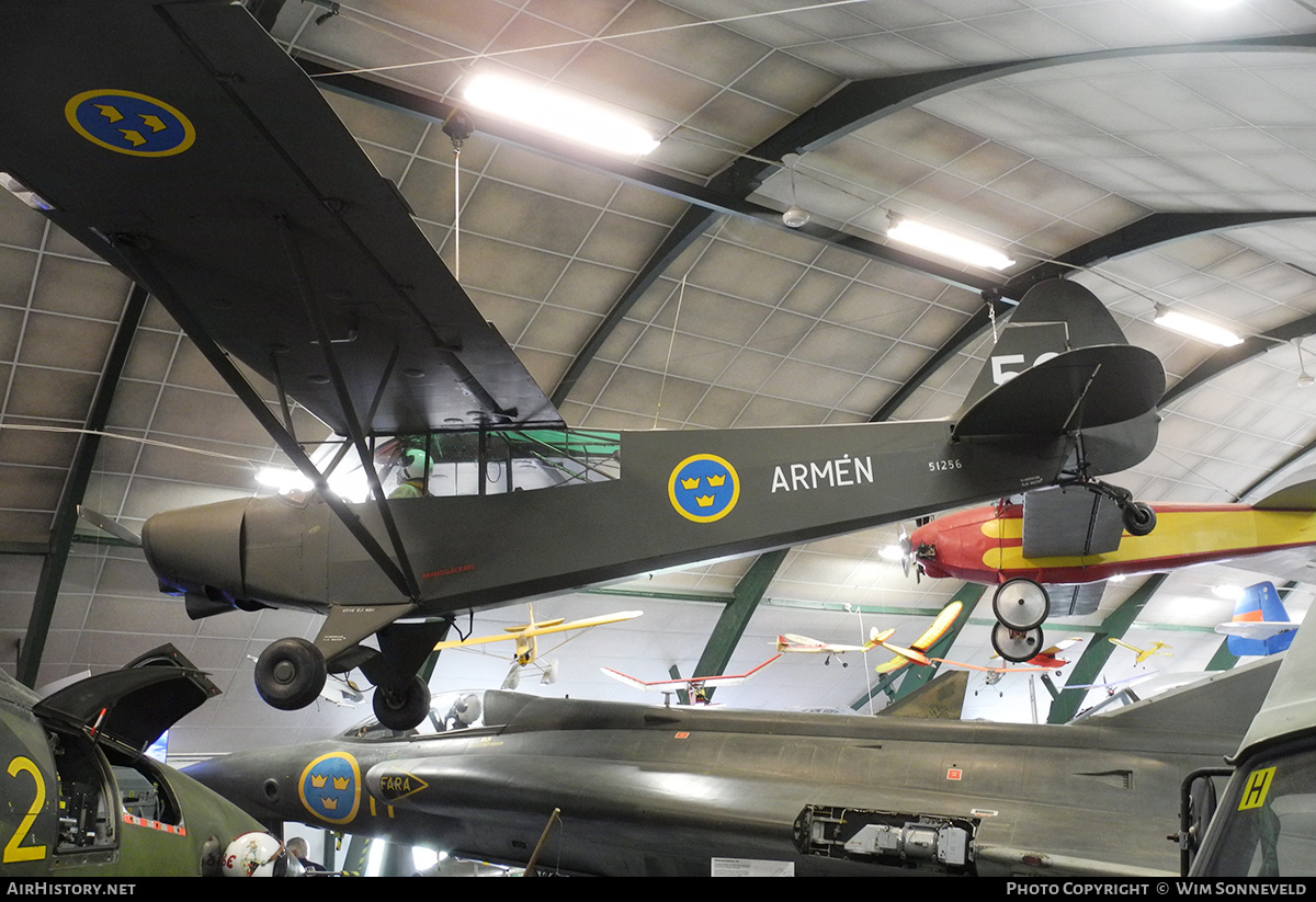 Aircraft Photo of 51256 | Piper Flp 51B Super Cub | Sweden - Army | AirHistory.net #817841