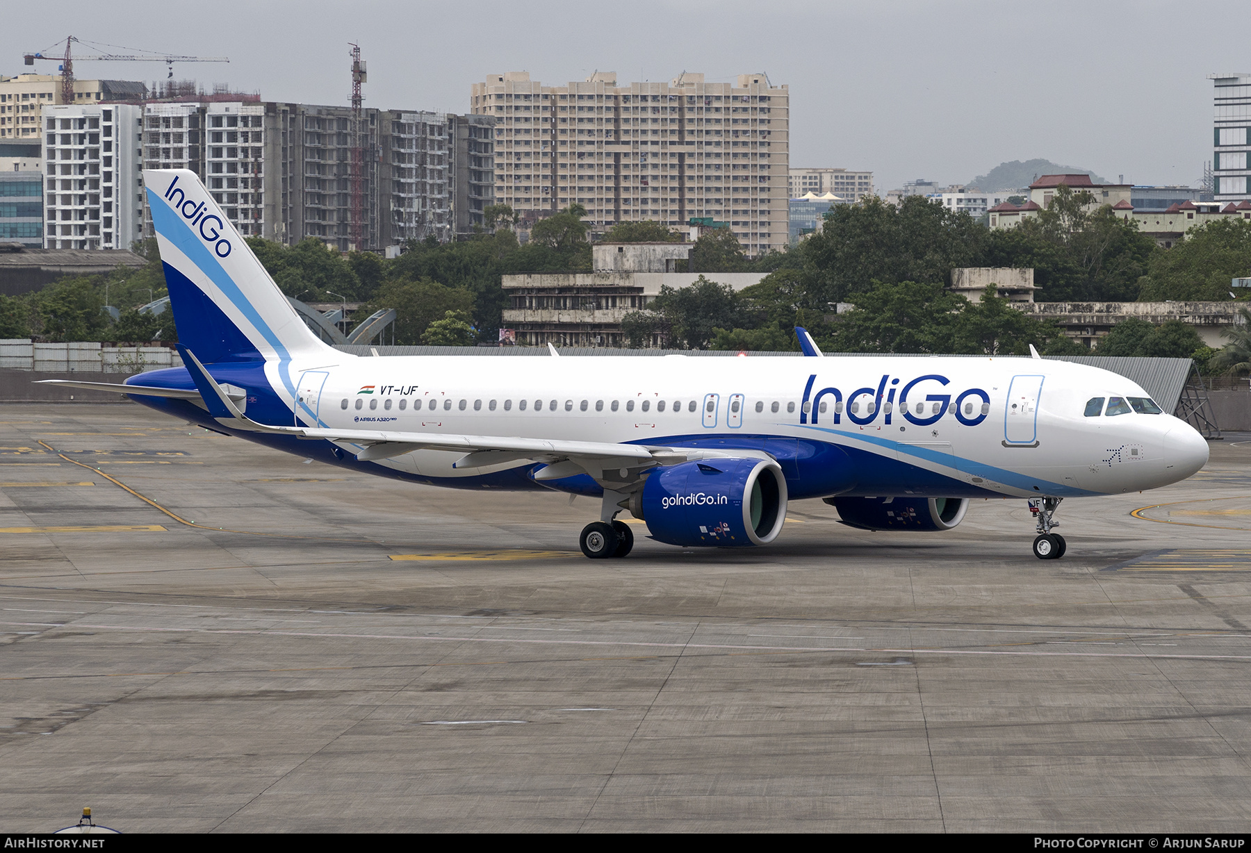 Aircraft Photo of VT-IJF | Airbus A320-271N | IndiGo | AirHistory.net #817894