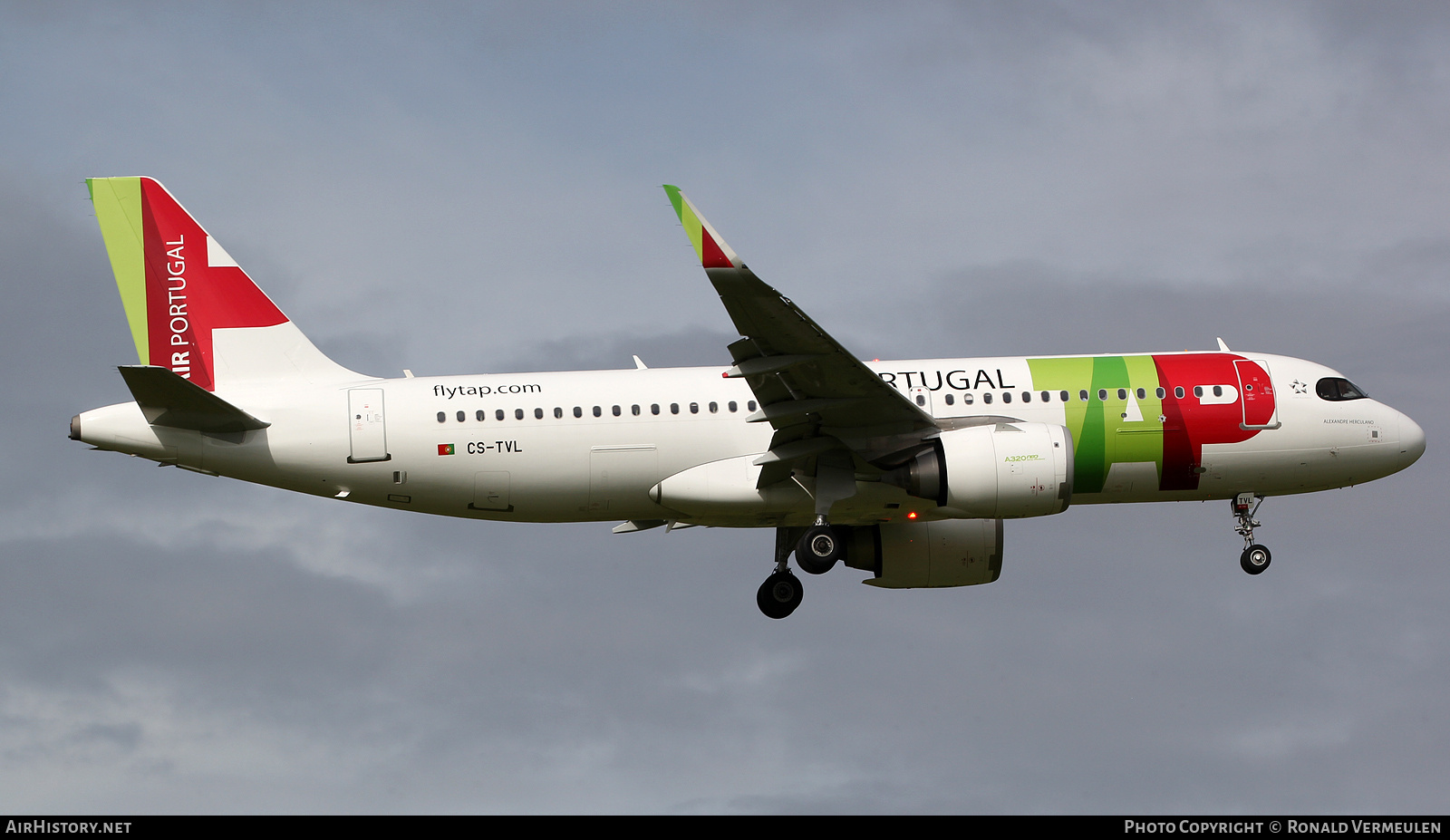 Aircraft Photo of CS-TVL | Airbus A320-251N | TAP Air Portugal | AirHistory.net #817908