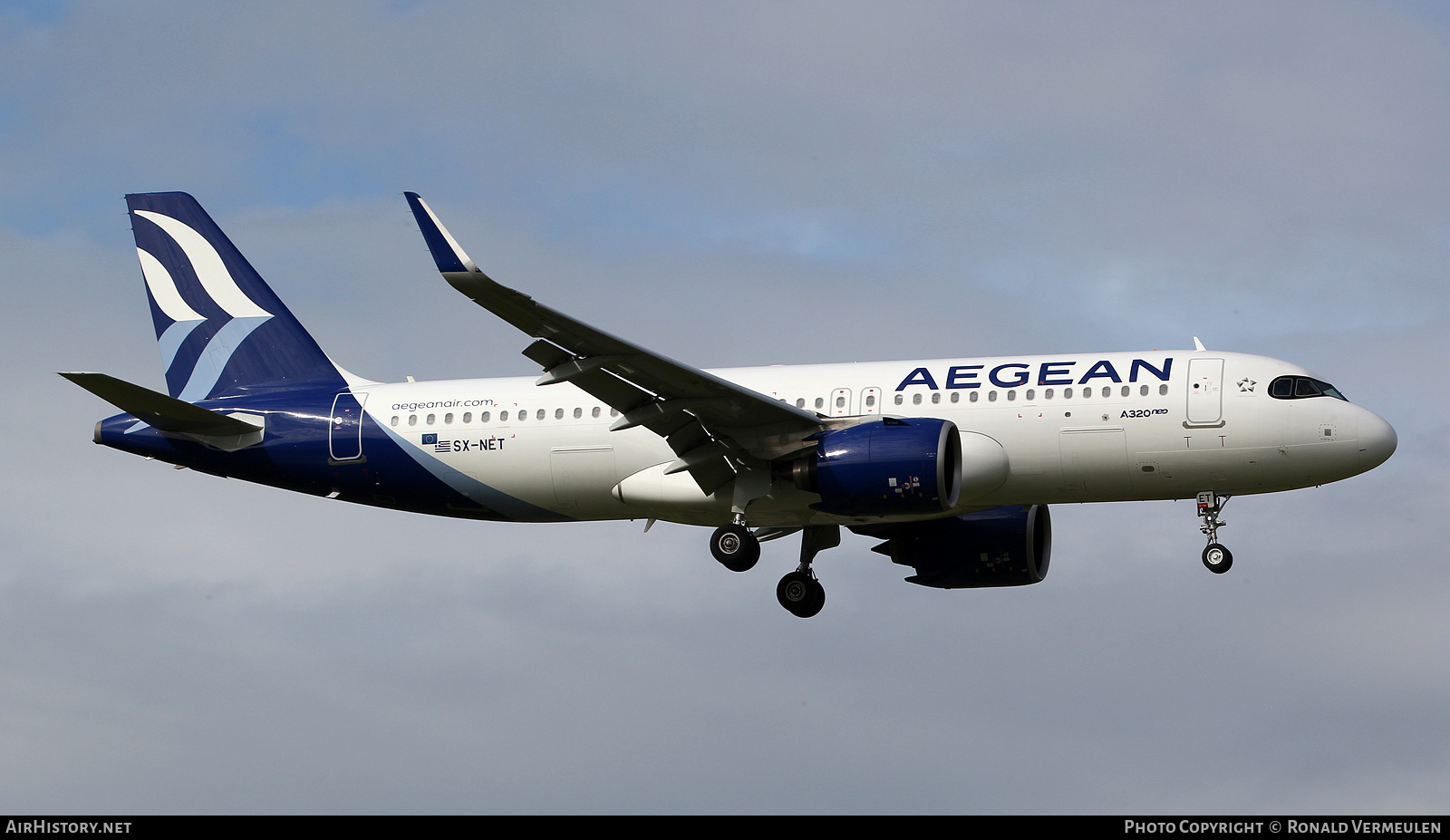 Aircraft Photo of SX-NET | Airbus A320-271N | Aegean Airlines | AirHistory.net #817911