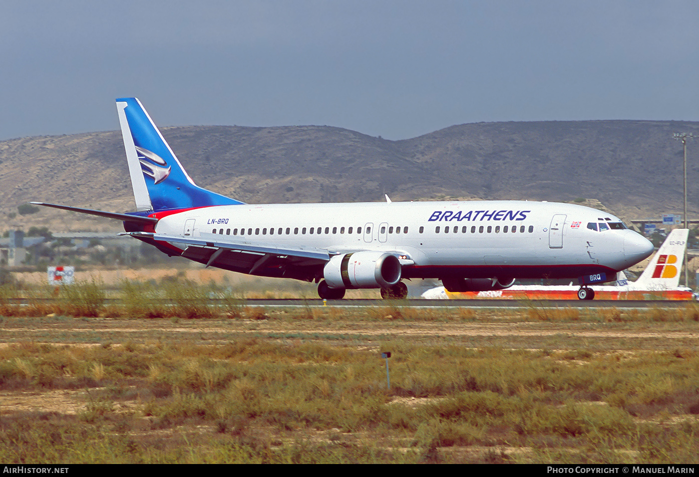 Aircraft Photo of LN-BRQ | Boeing 737-405 | Braathens | AirHistory.net #817916