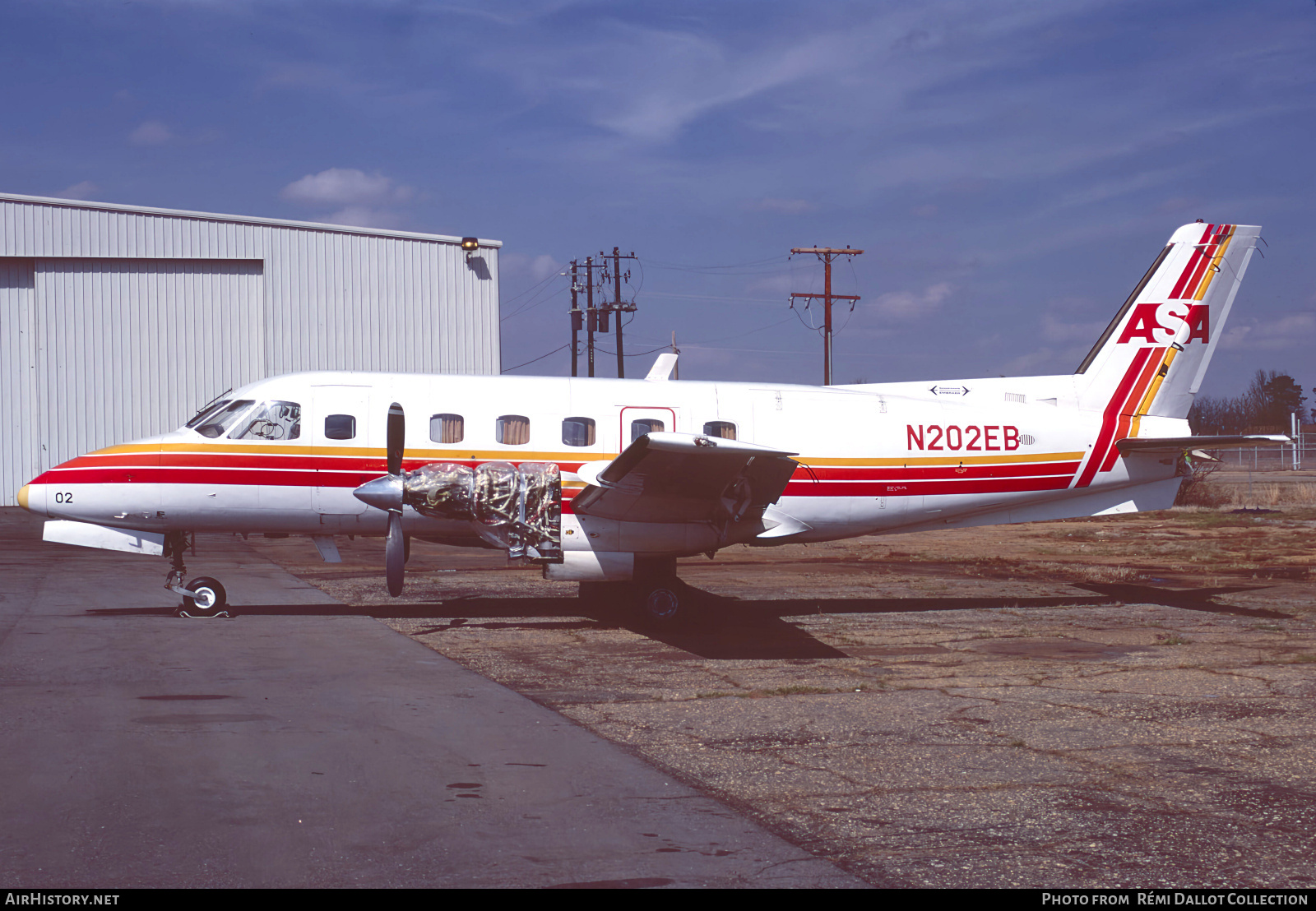 Aircraft Photo of N202EB | Embraer EMB-110P1 Bandeirante | ASA - Atlantic Southeast Airlines | AirHistory.net #817922