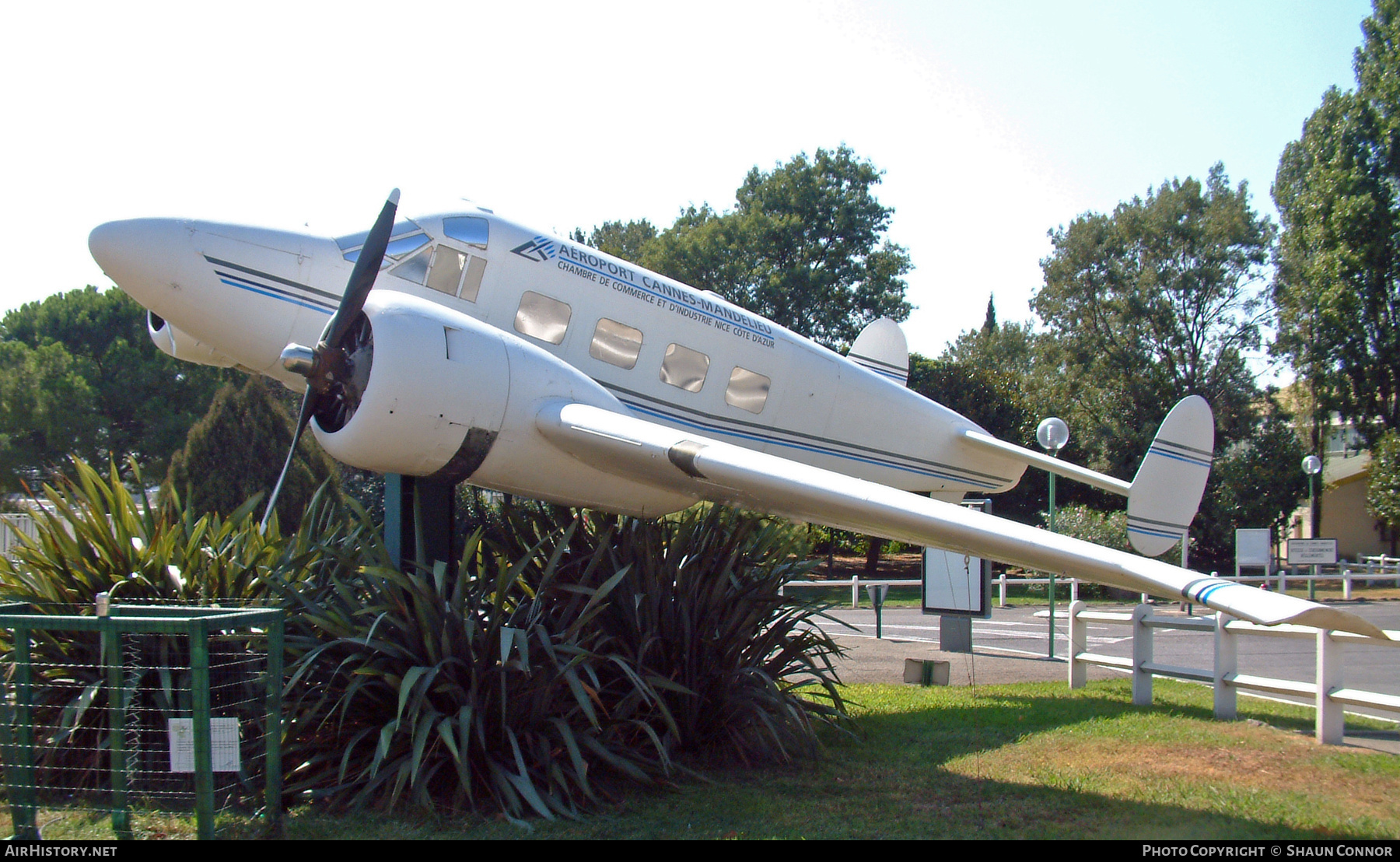 Aircraft Photo of F-BUOP | Beech 18S | Aeroport Cannes-Mandelieu | AirHistory.net #817944