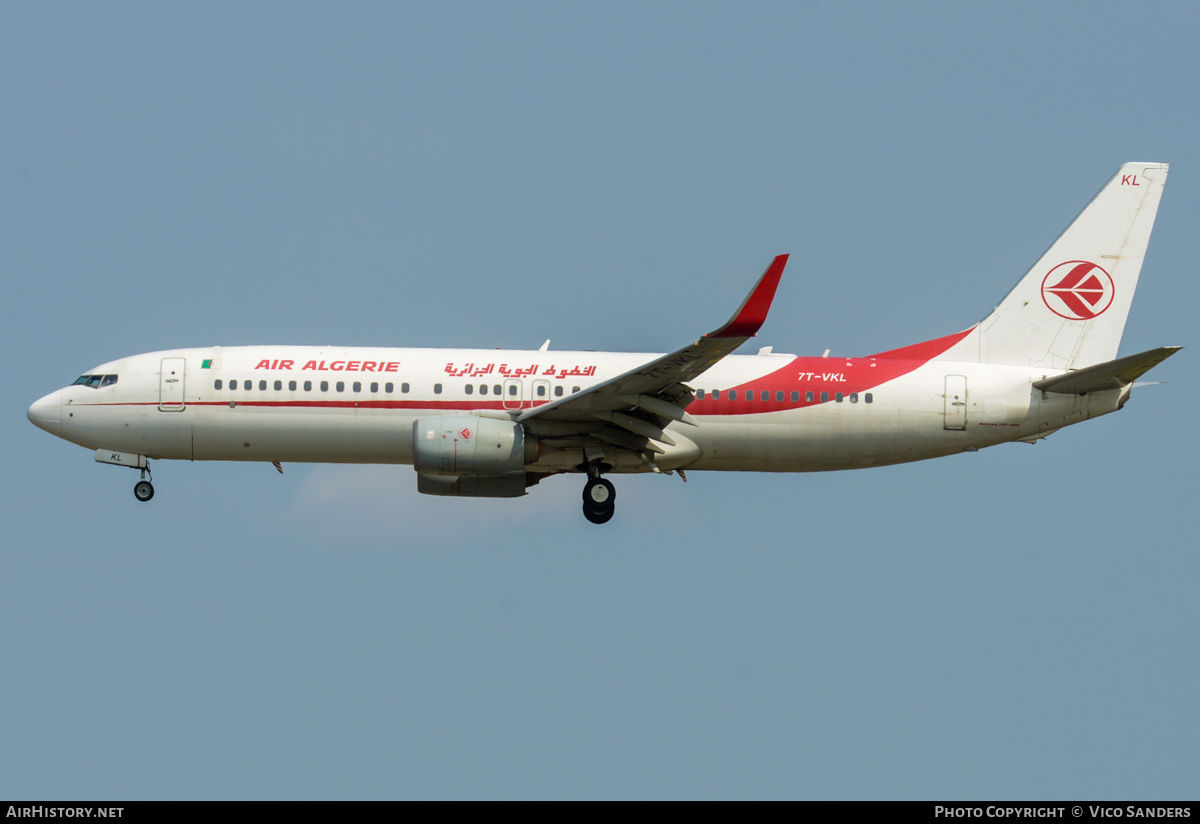 Aircraft Photo of 7T-VKL | Boeing 737-8D6 | Air Algérie | AirHistory.net #817953