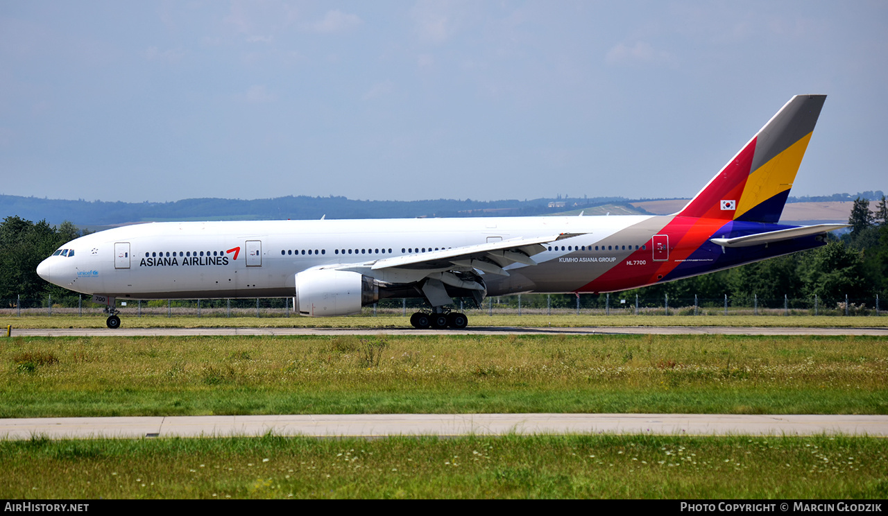 Aircraft Photo of HL7700 | Boeing 777-28E/ER | Asiana Airlines | AirHistory.net #817965