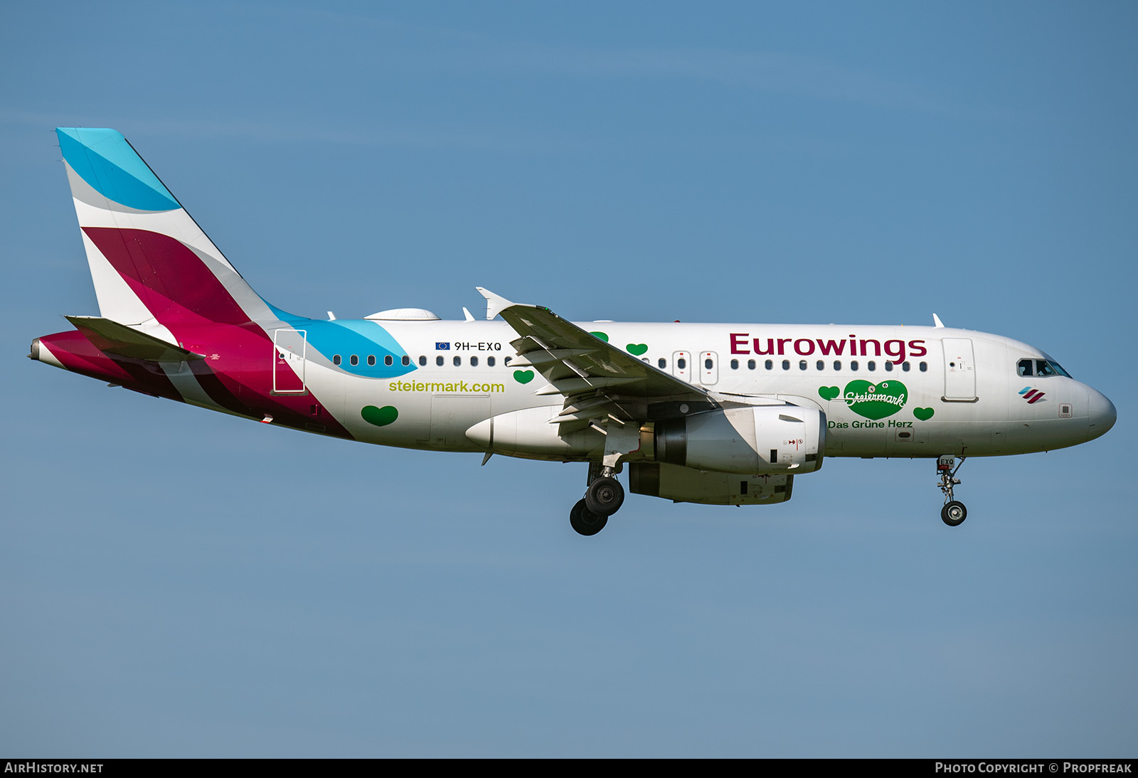 Aircraft Photo of 9H-EXQ | Airbus A319-132 | Eurowings | AirHistory.net #817988