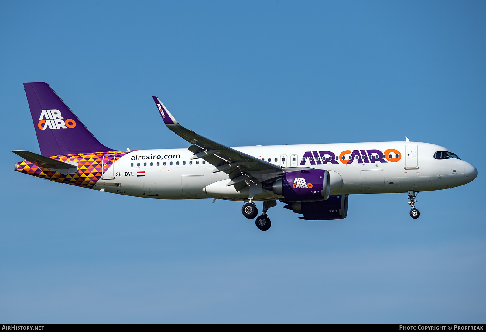 Aircraft Photo of SU-BVL | Airbus A320-251N | Air Cairo | AirHistory.net #817989