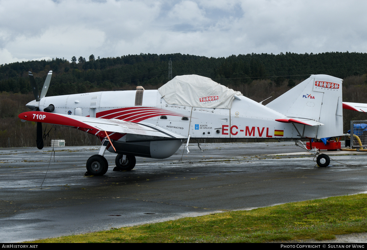 Aircraft Photo of EC-MVL | Ayres S2R-T660 Turbo Thrush | PlySA - Planificación y Soluciones Aéreas | AirHistory.net #817992