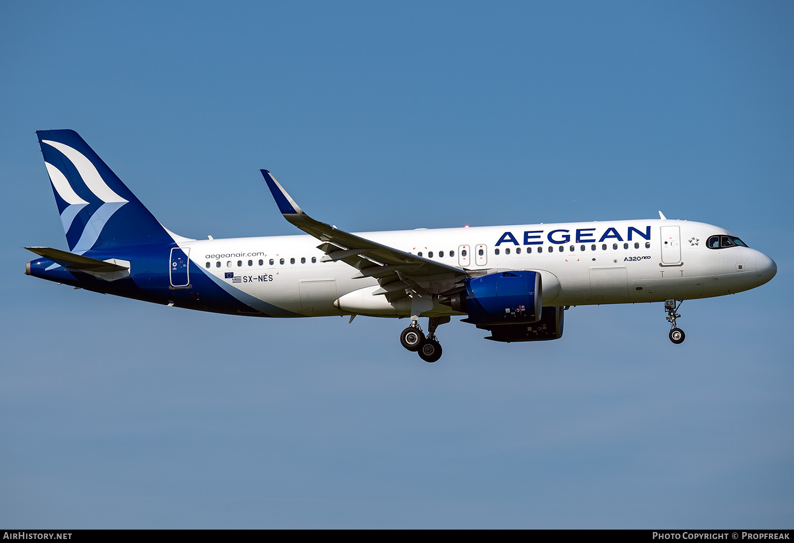 Aircraft Photo of SX-NES | Airbus A320-271N | Aegean Airlines | AirHistory.net #817994