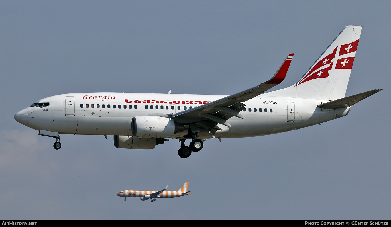 Aircraft Photo of 4L-NIK | Boeing 737-783 | Georgian Airways | AirHistory.net #818020