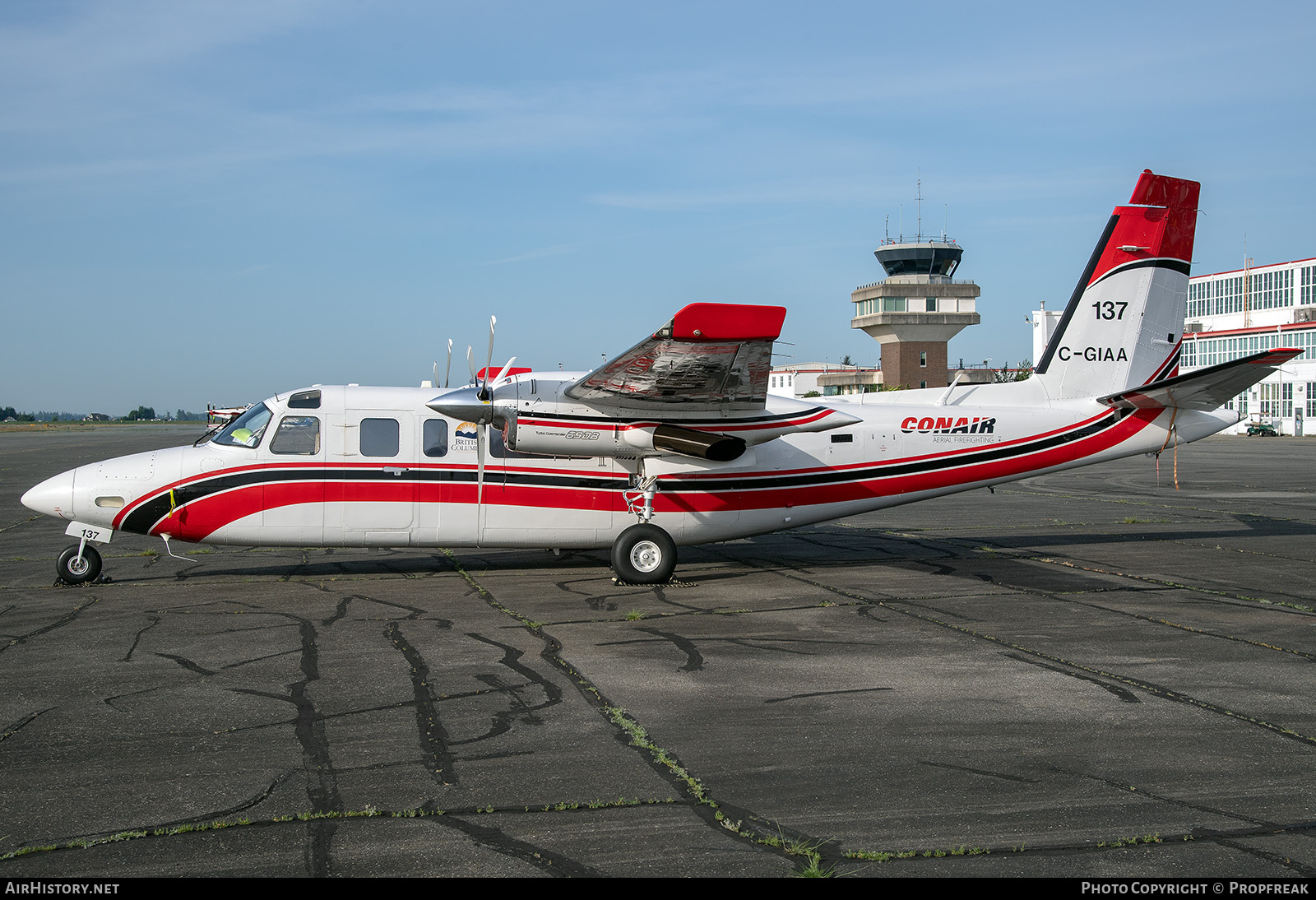 Aircraft Photo of C-GIAA | Rockwell 690B Turbo Commander | Conair Aviation | AirHistory.net #818029