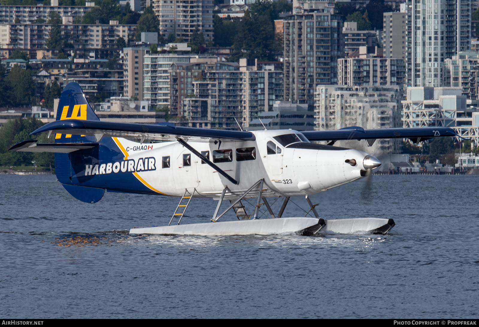 Aircraft Photo of C-GHAQ | Vazar DHC-3T Turbine Otter | Harbour Air | AirHistory.net #818030