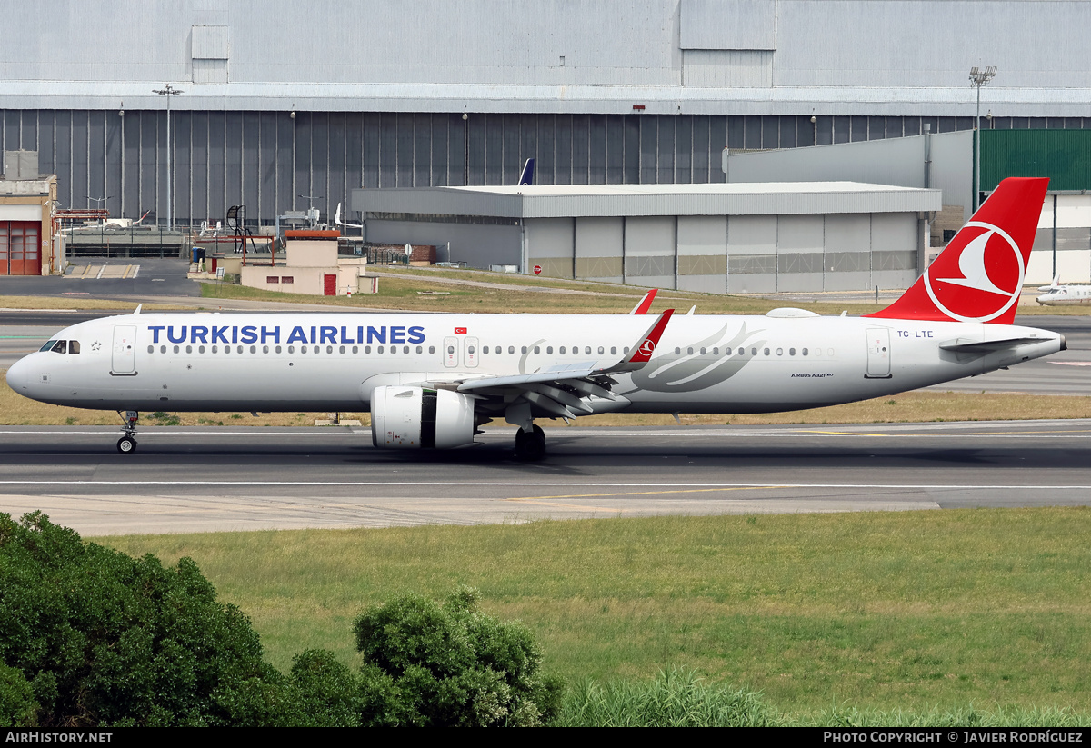 Aircraft Photo of TC-LTE | Airbus A321-271NX | Turkish Airlines | AirHistory.net #818045
