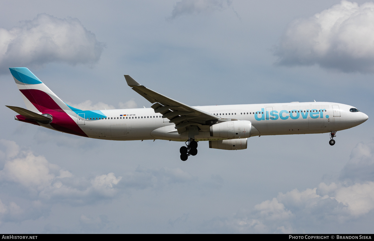 Aircraft Photo of D-AFYR | Airbus A330-343 | Discover Airlines | AirHistory.net #818081