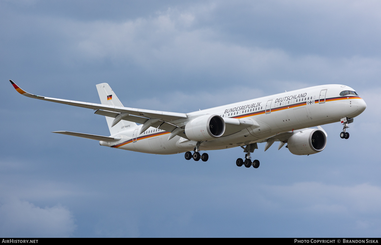 Aircraft Photo of 1001 | Airbus A350-941 | Germany - Air Force | AirHistory.net #818082