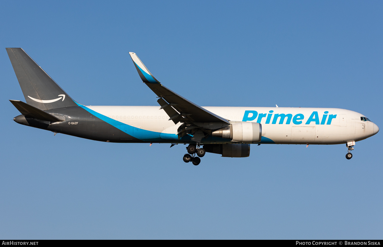 Aircraft Photo of C-GAZF | Boeing 767-338/ER(BDSF) | Prime Air | AirHistory.net #818086