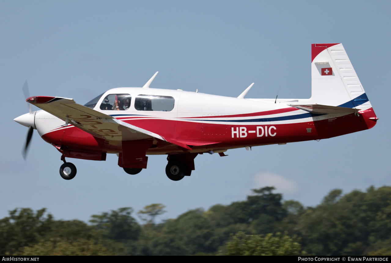 Aircraft Photo of HB-DIC | Mooney M-20J 201 | AirHistory.net #818093