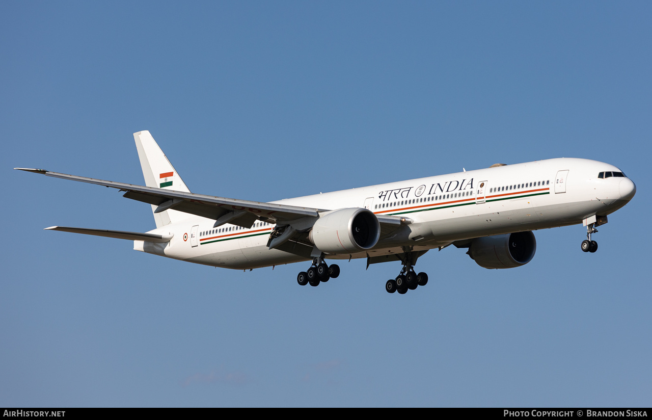 Aircraft Photo of K7067 | Boeing 777-300/ER | India - Air Force | AirHistory.net #818107