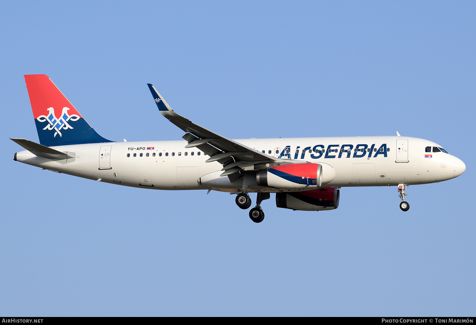 Aircraft Photo of YU-APO | Airbus A320-232 | Air Serbia | AirHistory.net #818119