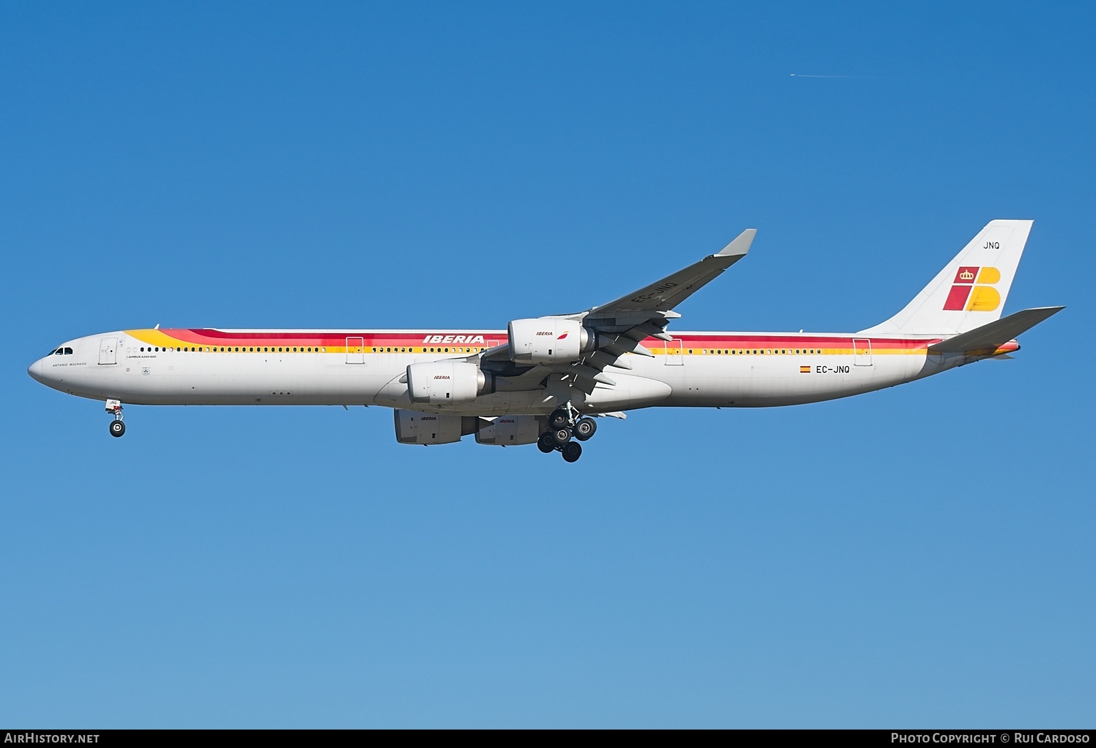 Aircraft Photo of EC-JNQ | Airbus A340-642 | Iberia | AirHistory.net #818125