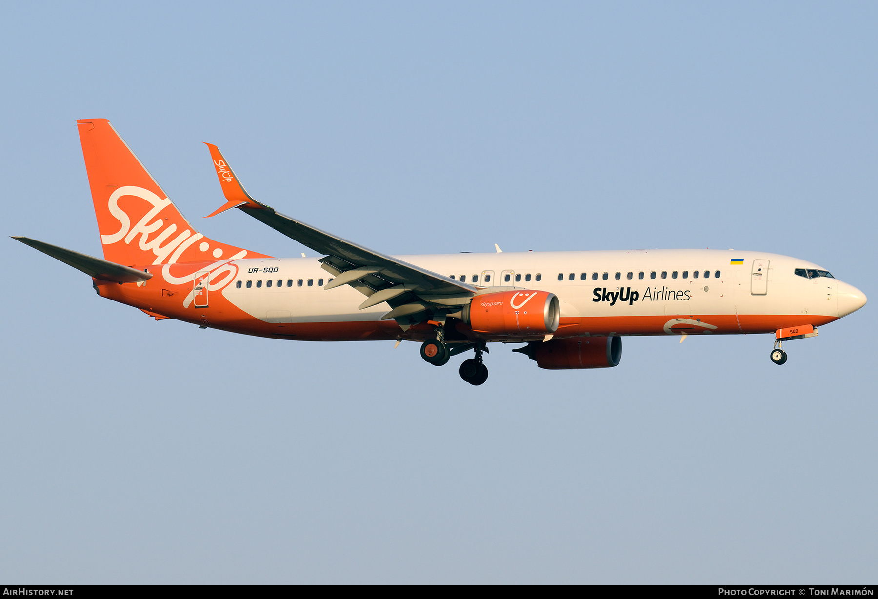 Aircraft Photo of UR-SQO | Boeing 737-82R | SkyUp Airlines | AirHistory.net #818139