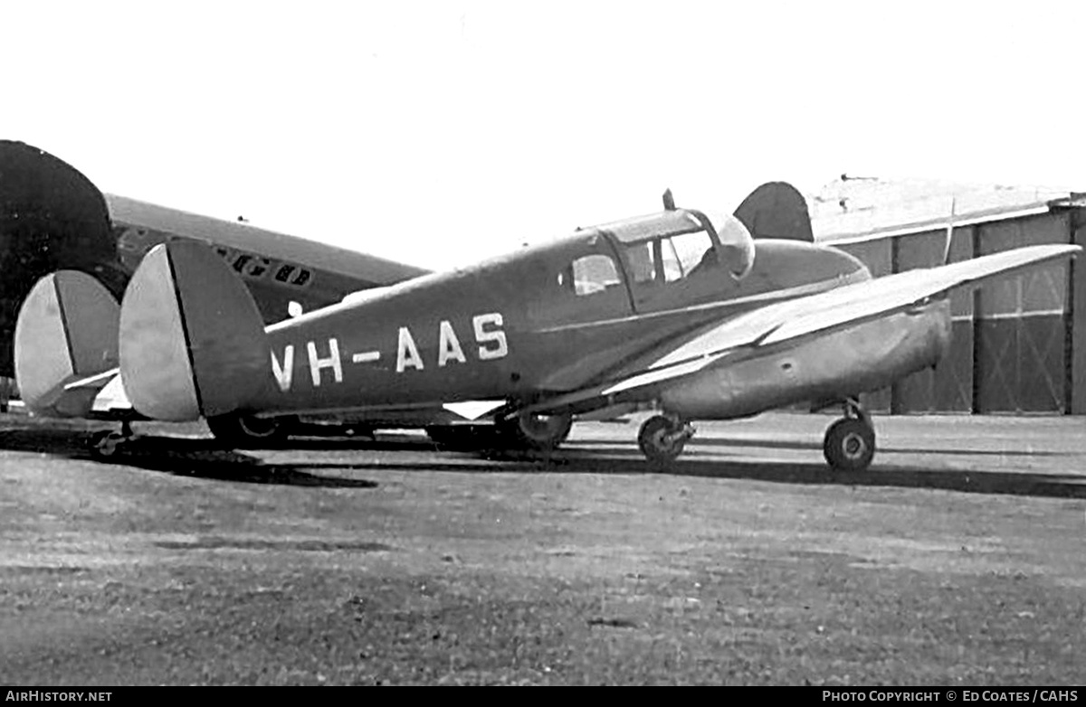 Aircraft Photo of VH-AAS | Miles M.65 Gemini 1A | AirHistory.net #818147