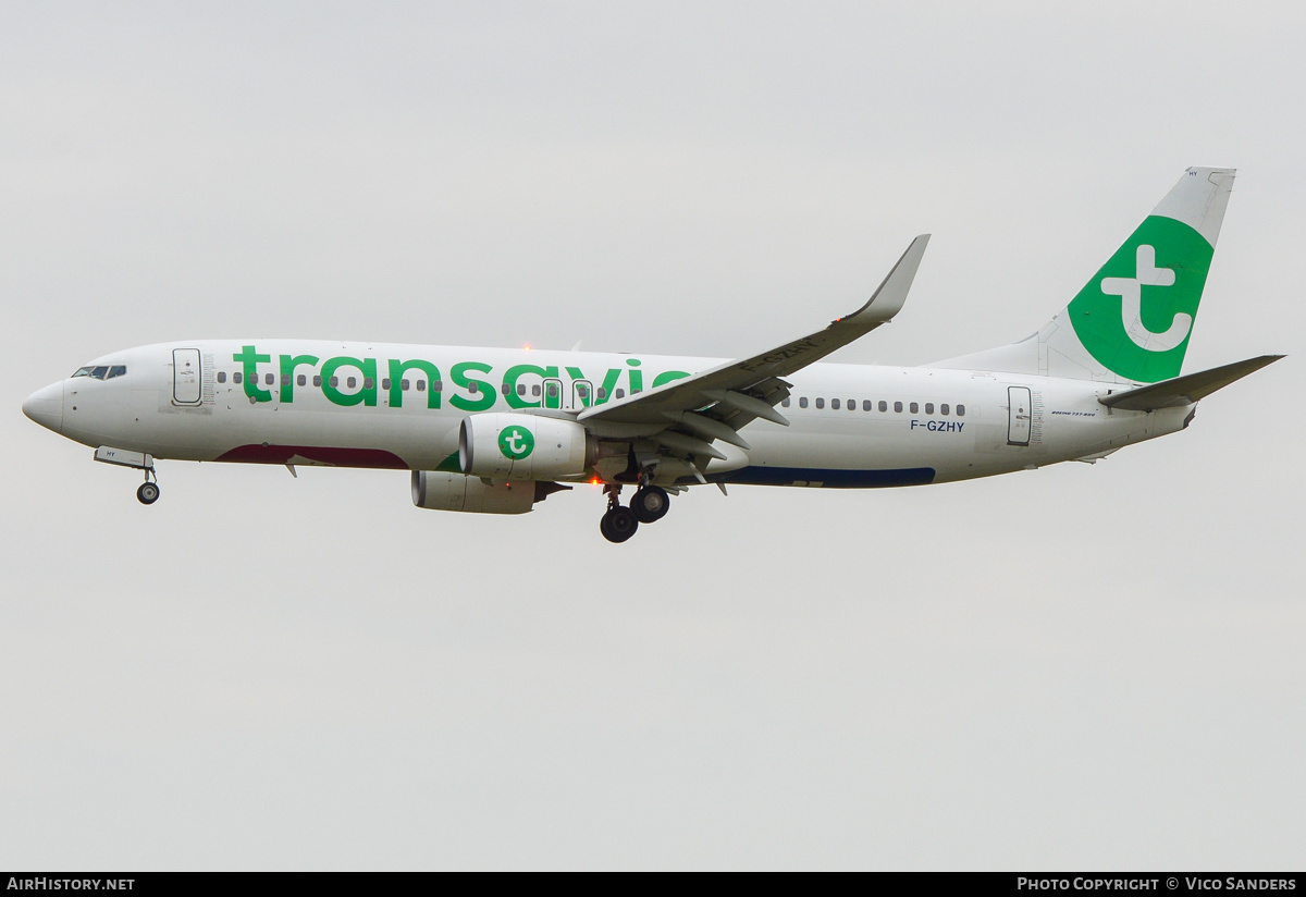 Aircraft Photo of F-GZHY | Boeing 737-8K2 | Transavia | AirHistory.net #818163