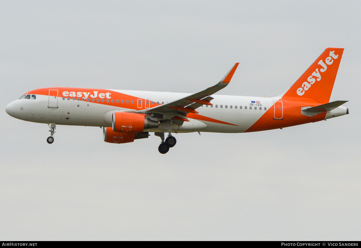 Aircraft Photo of OE-IZG | Airbus A320-214 | EasyJet | AirHistory.net #818164