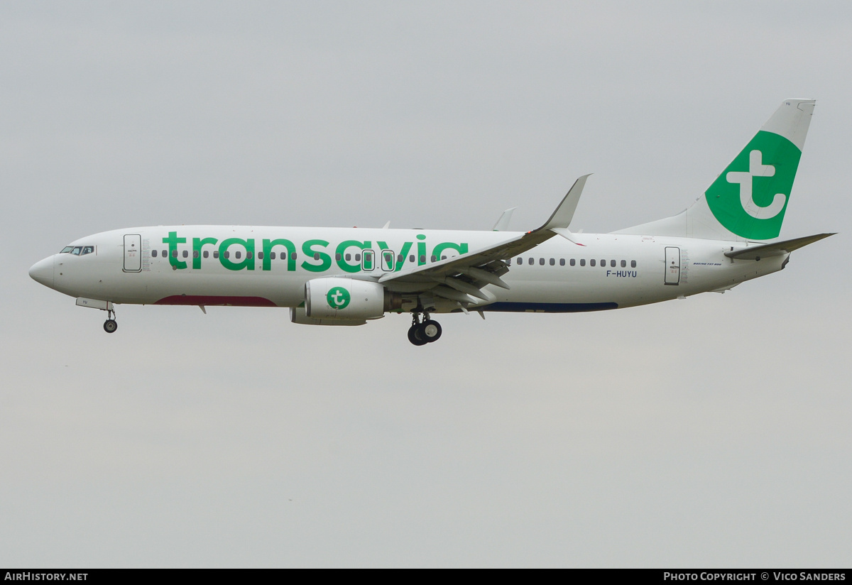 Aircraft Photo of F-HUYU | Boeing 737-86N | Transavia | AirHistory.net #818165