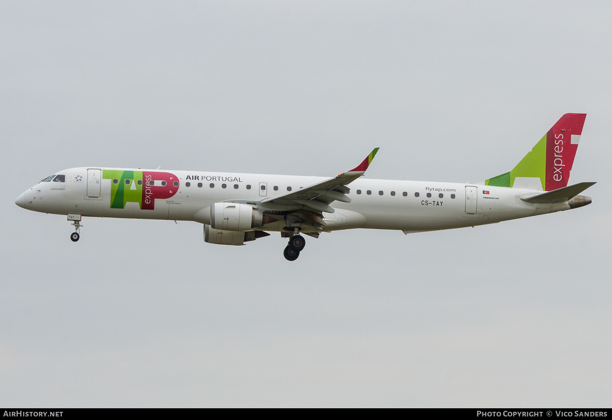 Aircraft Photo of CS-TAY | Embraer 195LR (ERJ-190-200LR) | TAP Air Portugal Express | AirHistory.net #818170