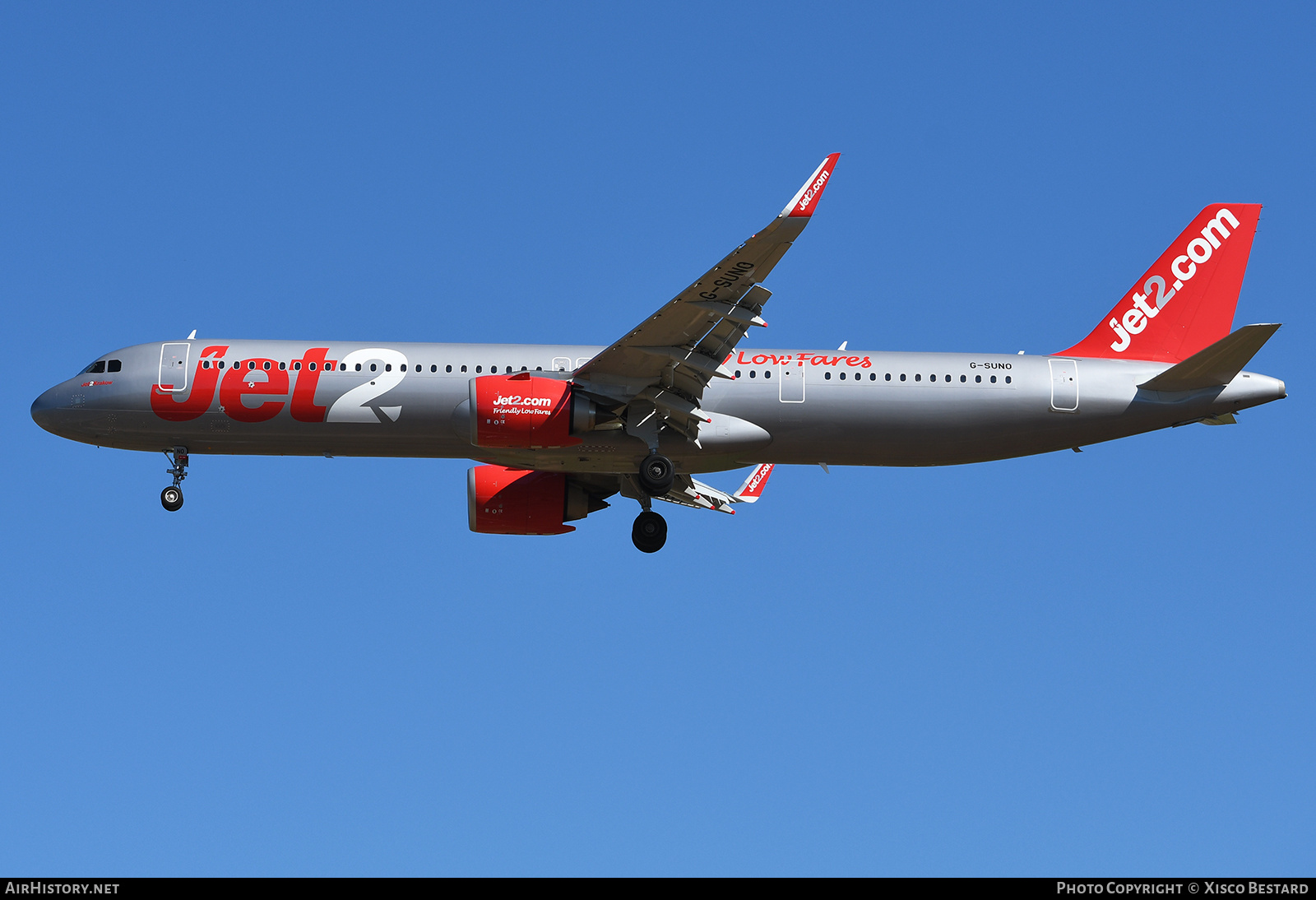 Aircraft Photo of G-SUNO | Airbus A321-251NX | Jet2 | AirHistory.net #818178