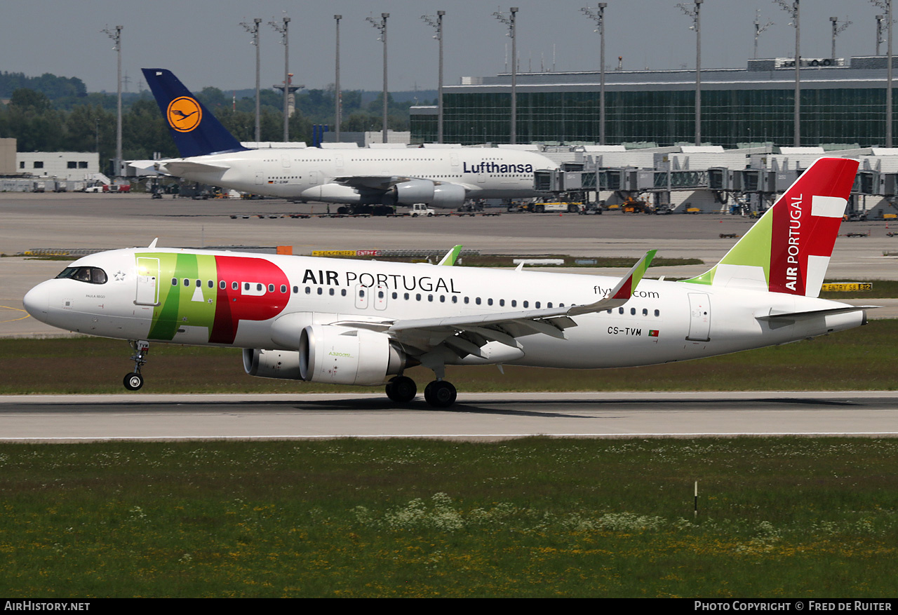 Aircraft Photo of CS-TVM | Airbus A320-251N | TAP Air Portugal | AirHistory.net #818220