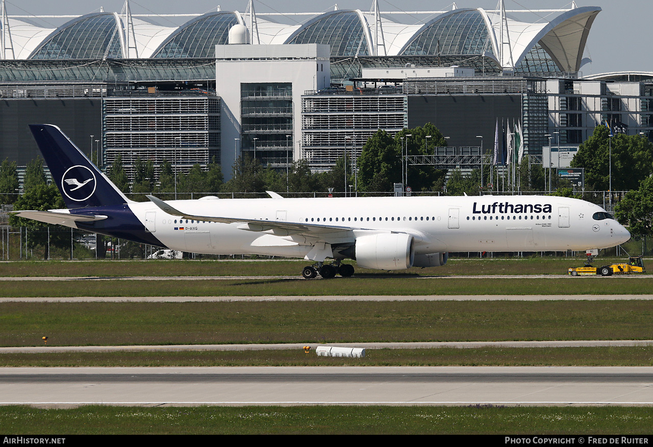 Aircraft Photo of D-AIXG | Airbus A350-941 | Lufthansa | AirHistory.net #818223