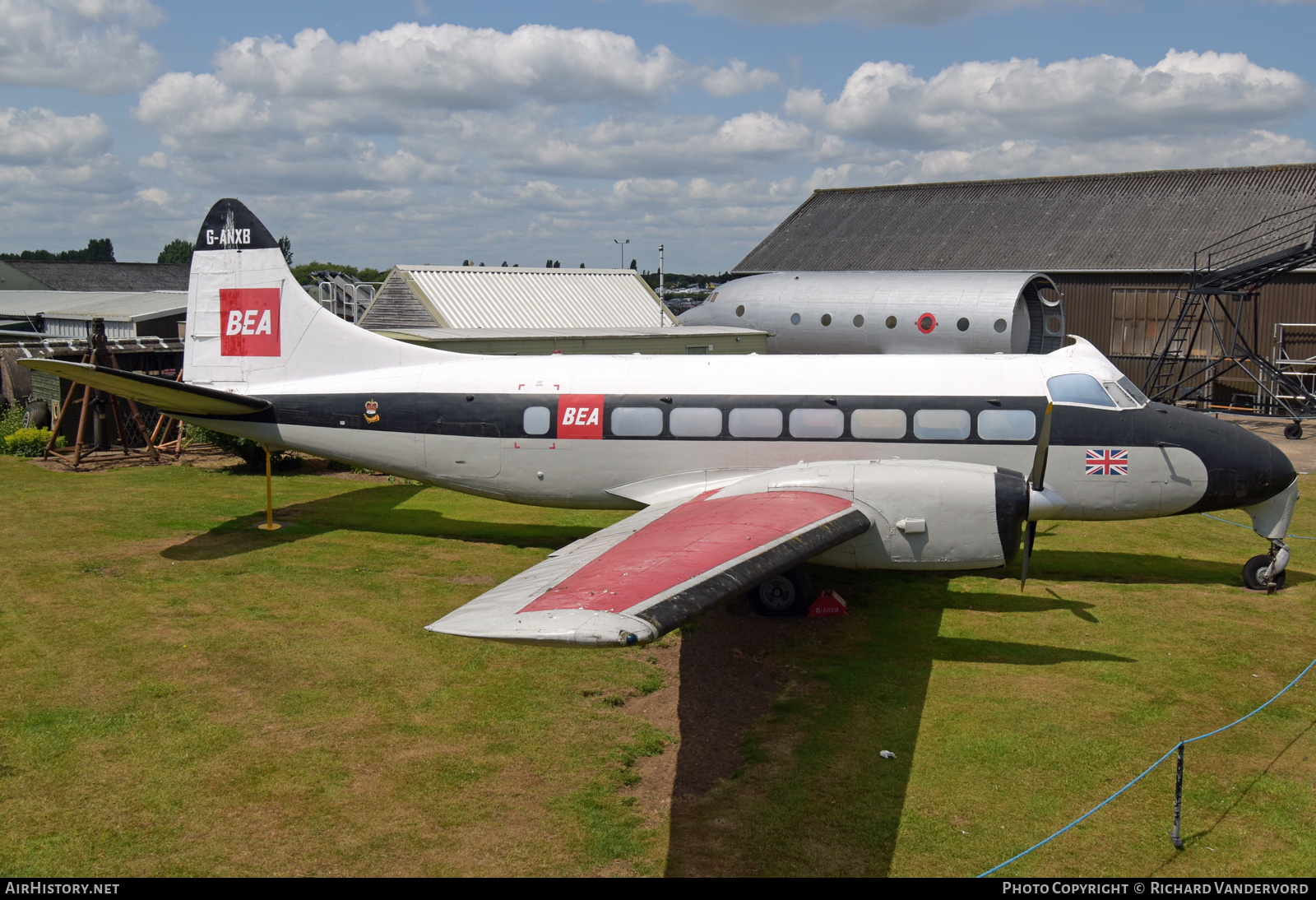 Aircraft Photo of G-ANXB | De Havilland D.H. 114 Heron 1B | BEA - British European Airways | AirHistory.net #818242