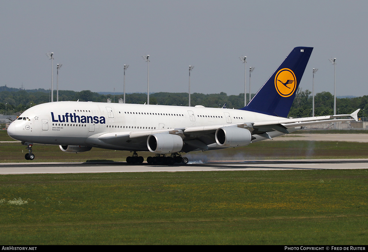 Aircraft Photo of D-AIMN | Airbus A380-841 | Lufthansa | AirHistory.net #818247