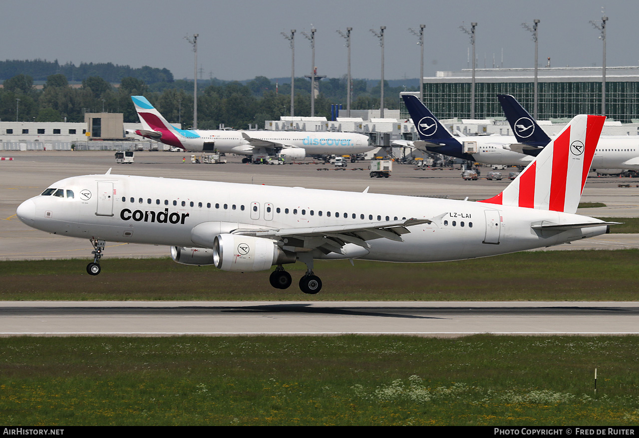 Aircraft Photo of LZ-LAI | Airbus A320-214 | Condor Flugdienst | AirHistory.net #818248