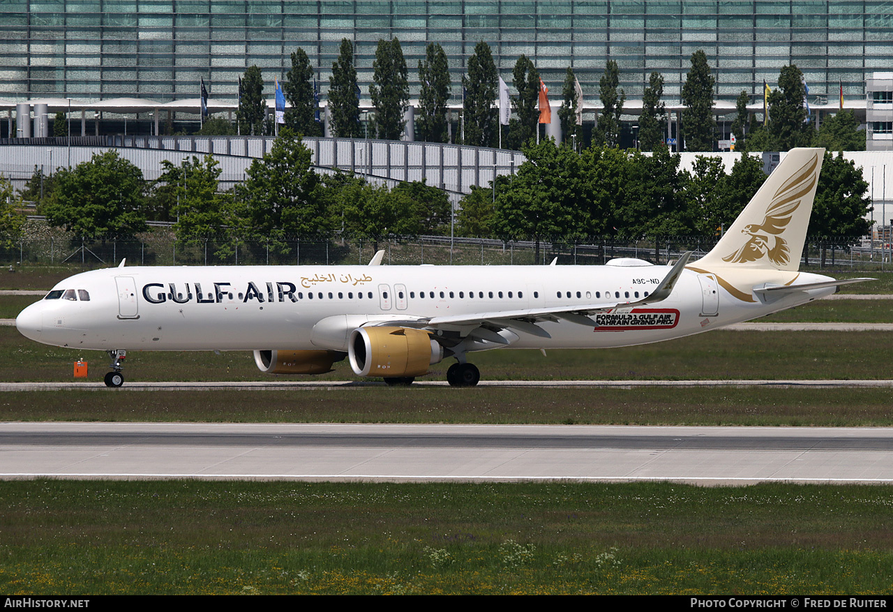 Aircraft Photo of A9C-ND | Airbus A321-253NX | Gulf Air | AirHistory.net #818251