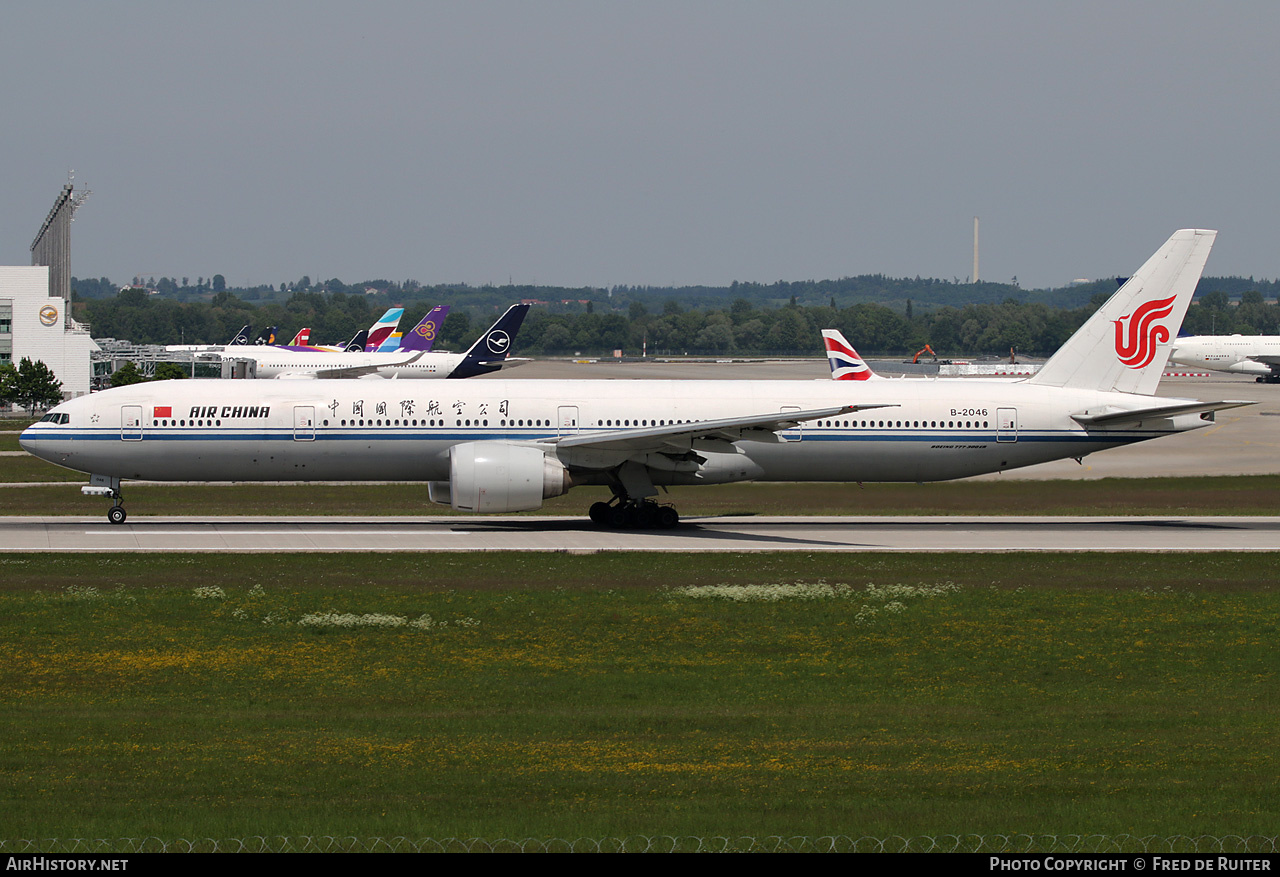 Aircraft Photo of B-2046 | Boeing 777-39L/ER | Air China | AirHistory.net #818256