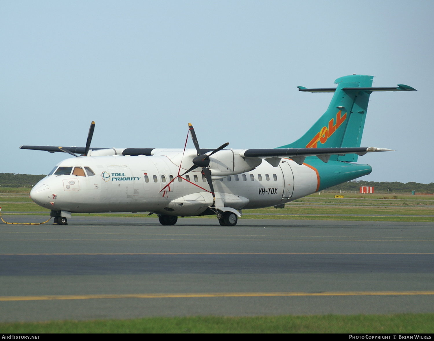 Aircraft Photo of VH-TOX | ATR ATR-42-300 | Toll Priority | AirHistory.net #818271