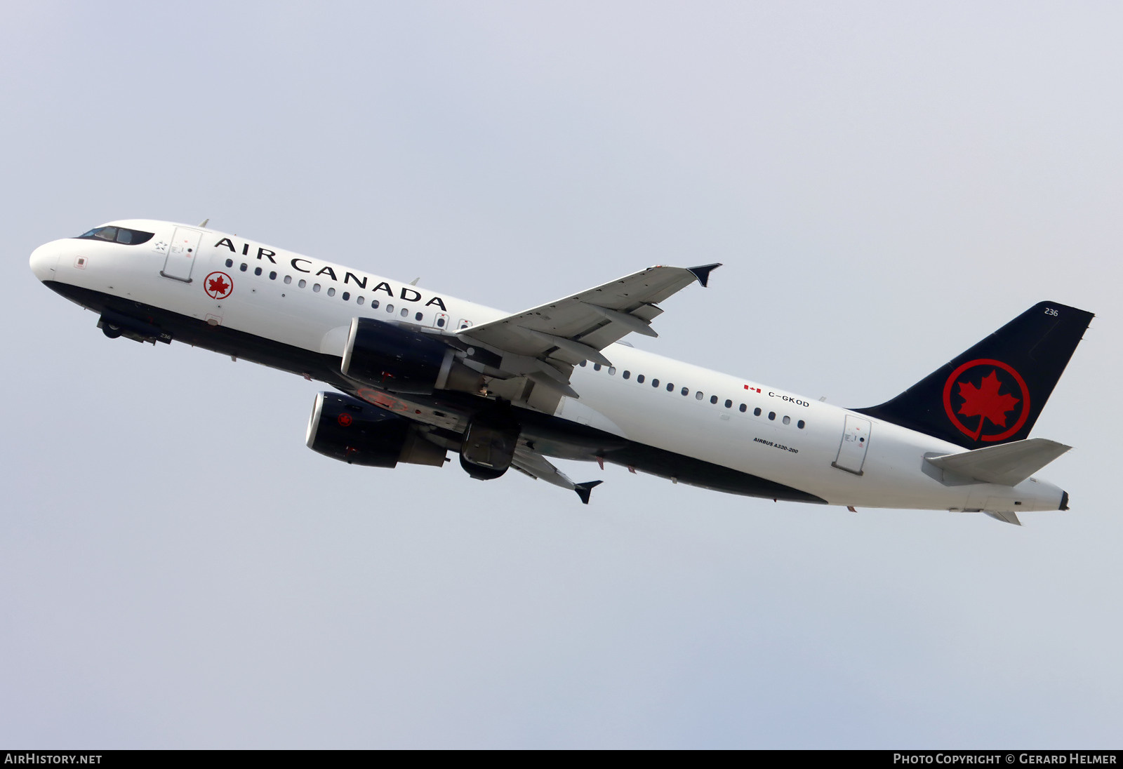 Aircraft Photo of C-GKOD | Airbus A320-214 | Air Canada | AirHistory.net #818286