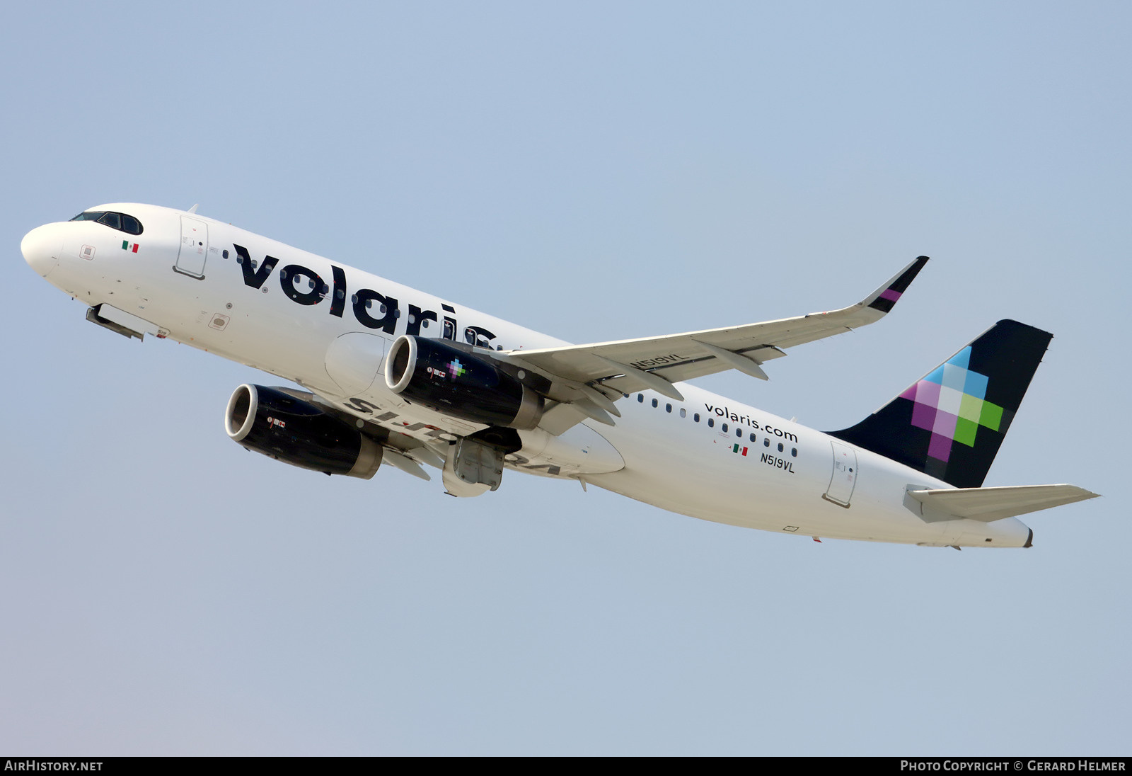 Aircraft Photo of N519VL | Airbus A320-233 | Volaris | AirHistory.net #818303
