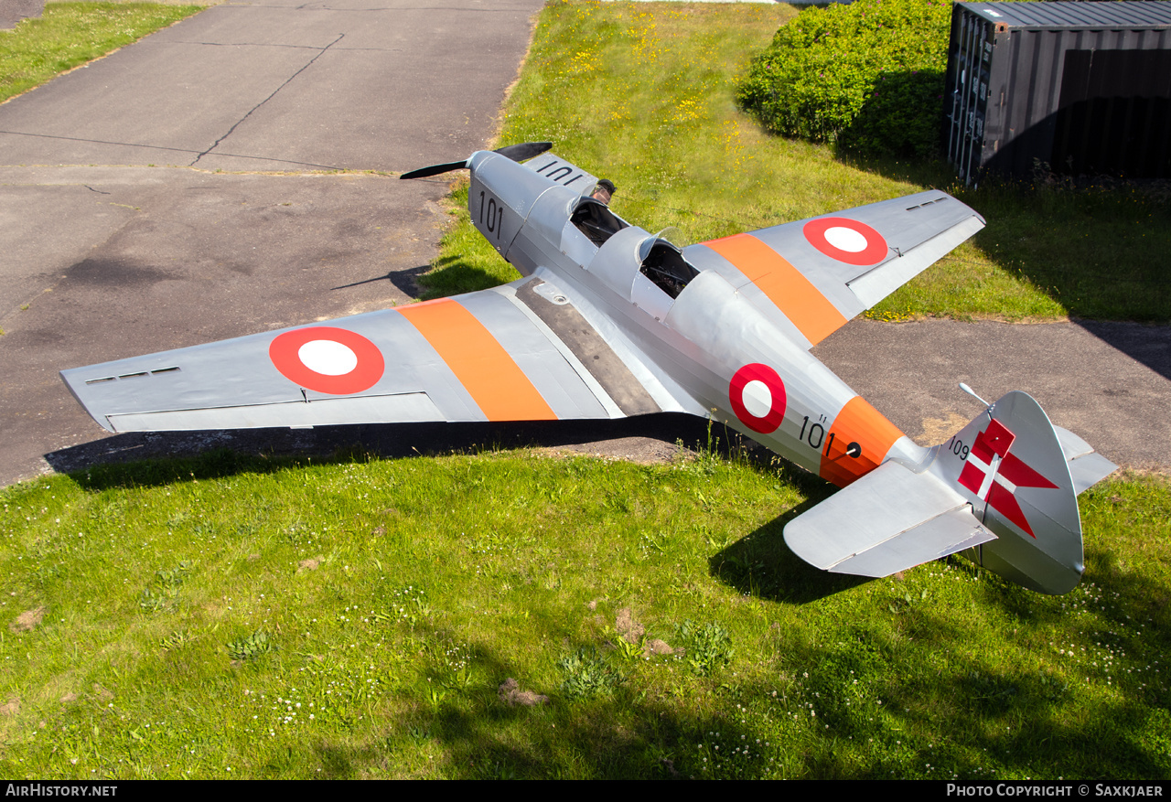 Aircraft Photo of OY-FAT / 11-101 | SAI KZ-II Trainer | Denmark - Air Force | AirHistory.net #818306