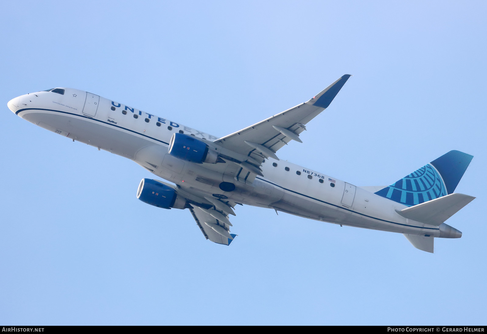 Aircraft Photo of N87368 | Embraer 175LL (ERJ-170-200LL) | United Express | AirHistory.net #818322