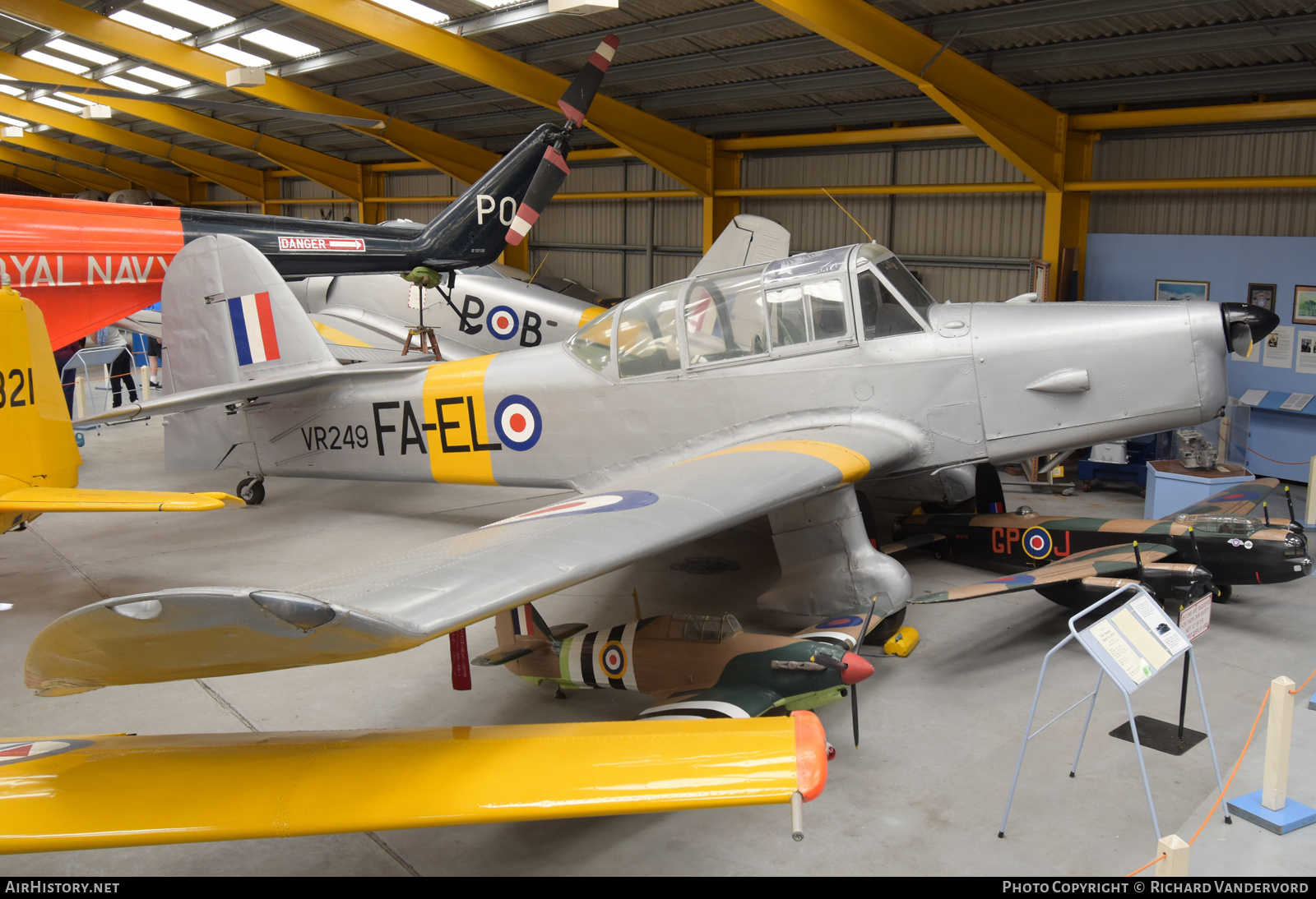 Aircraft Photo of VR249 | Percival P.40 Prentice T1 | UK - Air Force | AirHistory.net #818331
